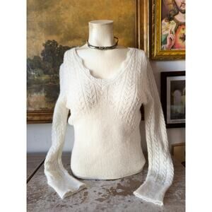 Rouje Paris Vanilla Sweater Mohair Ladies Size Small/36
